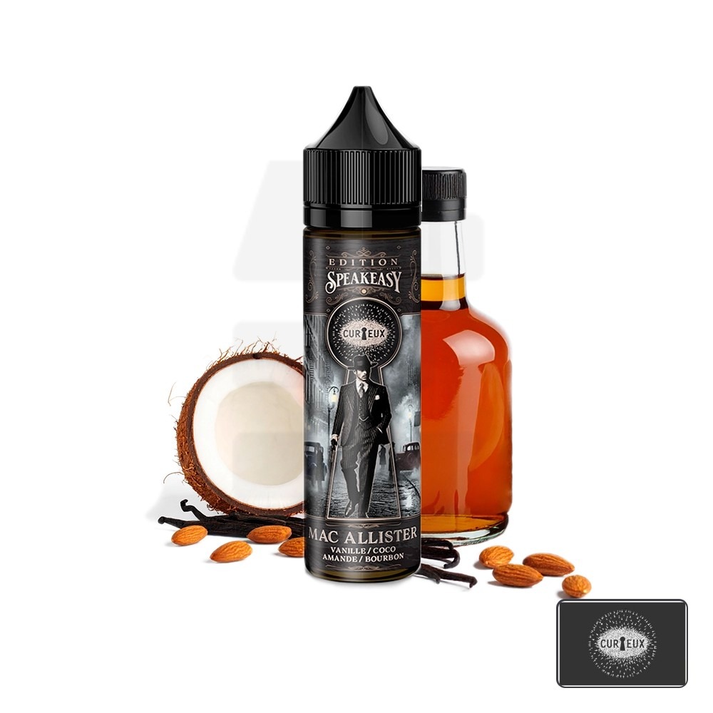 Aroma Speakeasy Mac Allister 15Ml (Longfill) - Curieux | Tapervaper Aroma Speakeasy Mac Allister 15ml (Longfill) - Curieux