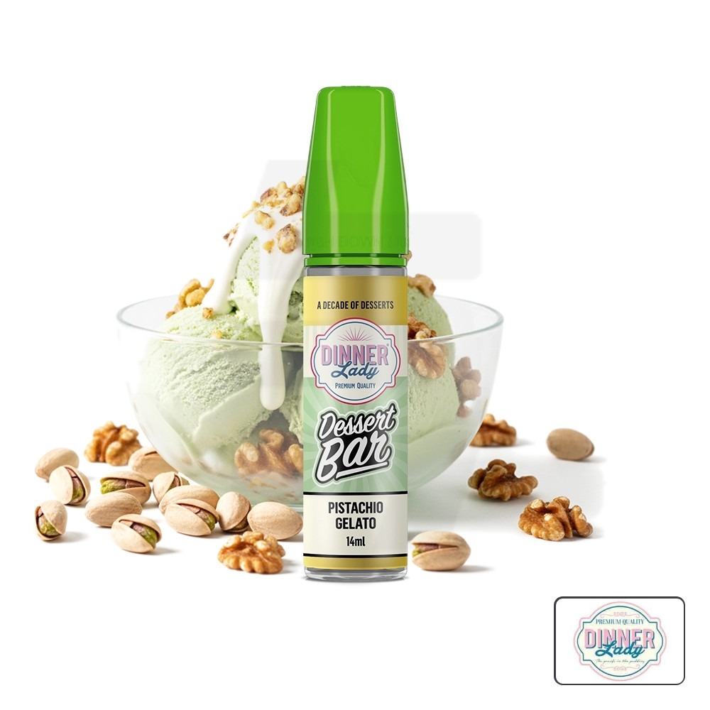 Aroma Dessert Bar Pistachio Gelato 14Ml (Longfill) - Dinner Lady | Tapervaper Aroma Dessert Bar Pistachio Gelato 14ml (Longfill) - Dinner Lady