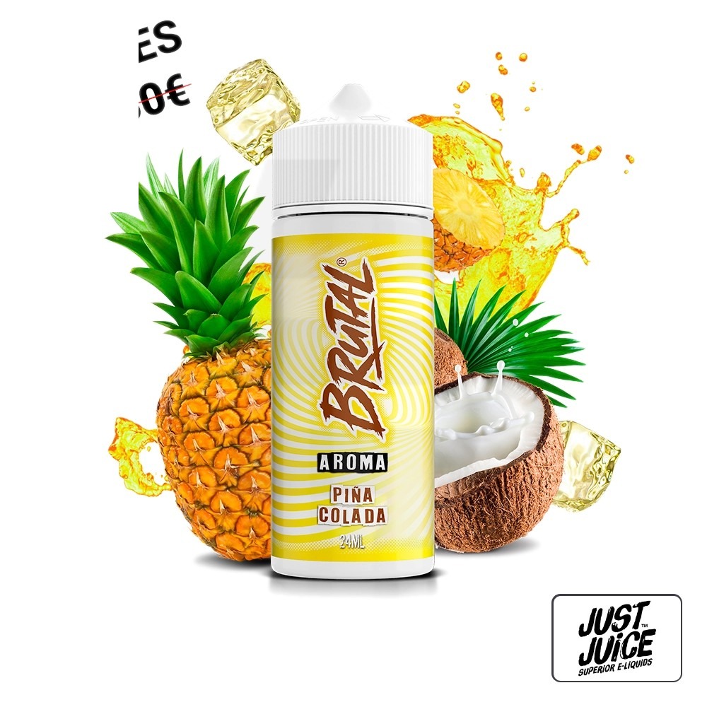 Aroma Piña Colada 24Ml (Longfill) - Brutal Drinks By Just Juice | Tapervaper Aroma Piña Colada 24ml (Longfill) - Brutal Drinks By Just Juice