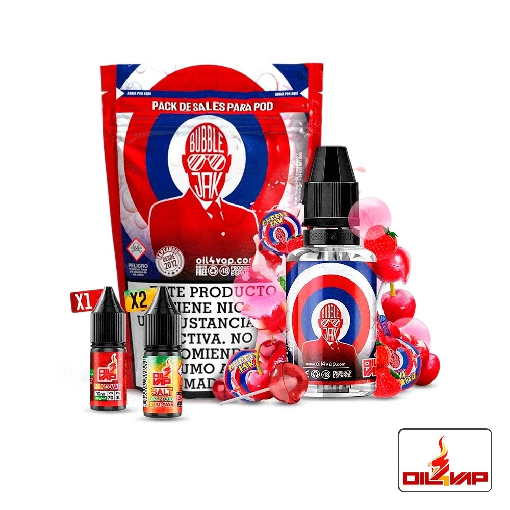 Sales Bubble Jack Pack De Sales 30Ml - Oil4Vap | Tapervaper Sales Bubble Jack Pack de Sales 30ml - Oil4Vap
