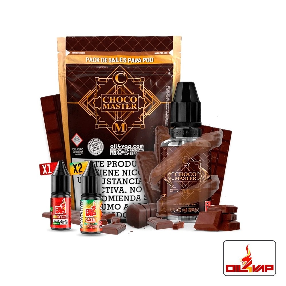 Sales Choco Master Pack De Sales 30Ml - Oil4Vap | Tapervaper Sales Choco Master Pack de Sales 30ml - Oil4Vap