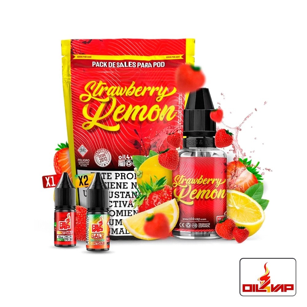 Sales Strawberry Lemon Pack De Sales 30Ml - Oil4Vap | Tapervaper Sales Strawberry Lemon Pack de Sales 30ml - Oil4Vap