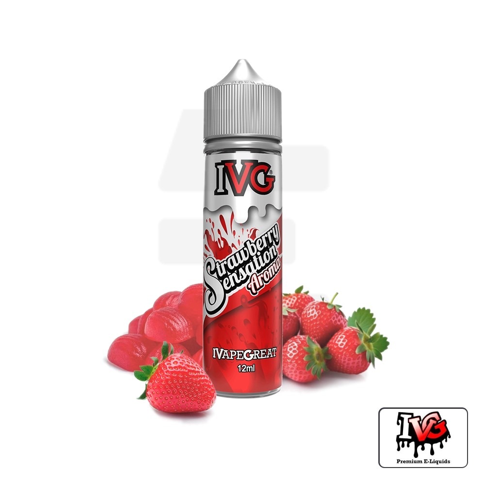 Aroma Strawberry Sensation 12Ml (Longfill) - I Vg | Tapervaper Aroma Strawberry Sensation 12ml (Longfill) - I VG