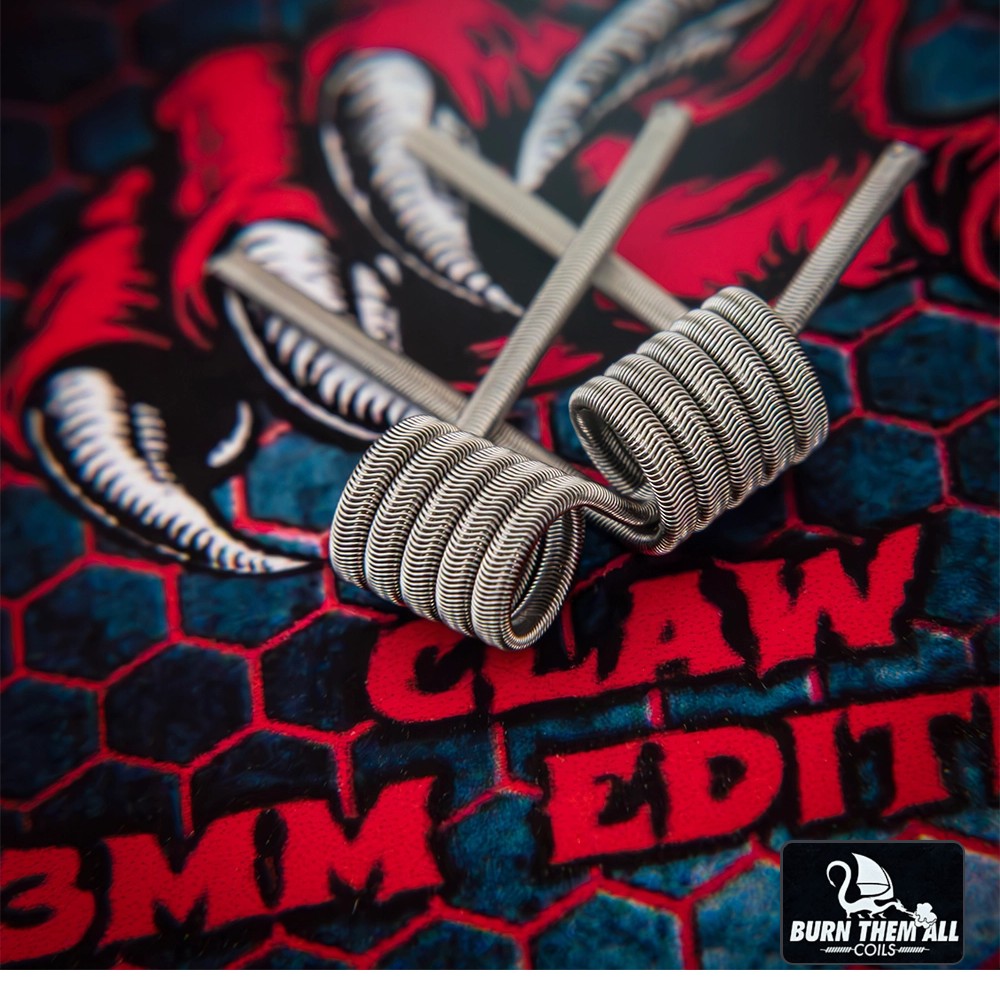 Burn Them All Coils Claw 3Mm 0.15 Dual Full N80 (Pack De 2) | Tapervaper Burn Them All Coils Claw 3mm 0.15 Dual Full N80 (Pack de 2)