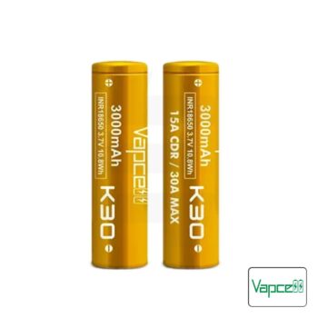 Tapervaper Distribuidor De Cigarrillos Electrónicos | Tapervaper Batería Vapcell K30 INR18650 3000MAH 30A (Pack de 2)
