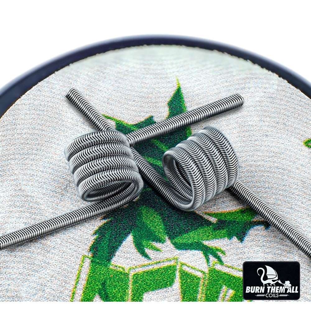 Burn Them All Coils Acid Single Full N80 0.4 Ohm (Pack De 2) | Tapervaper Burn Them All Coils Acid Single Full N80 0.4 Ohm (Pack de 2)