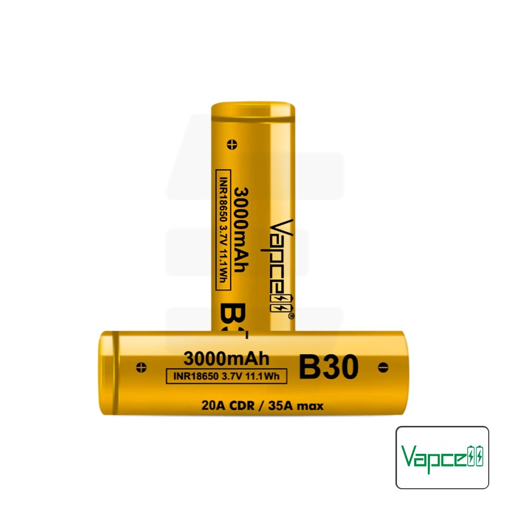 Batería Vapcell B30 18650 25A (Pack De 2) | Tapervaper Batería Vapcell B30 18650 25A (Pack de 2)