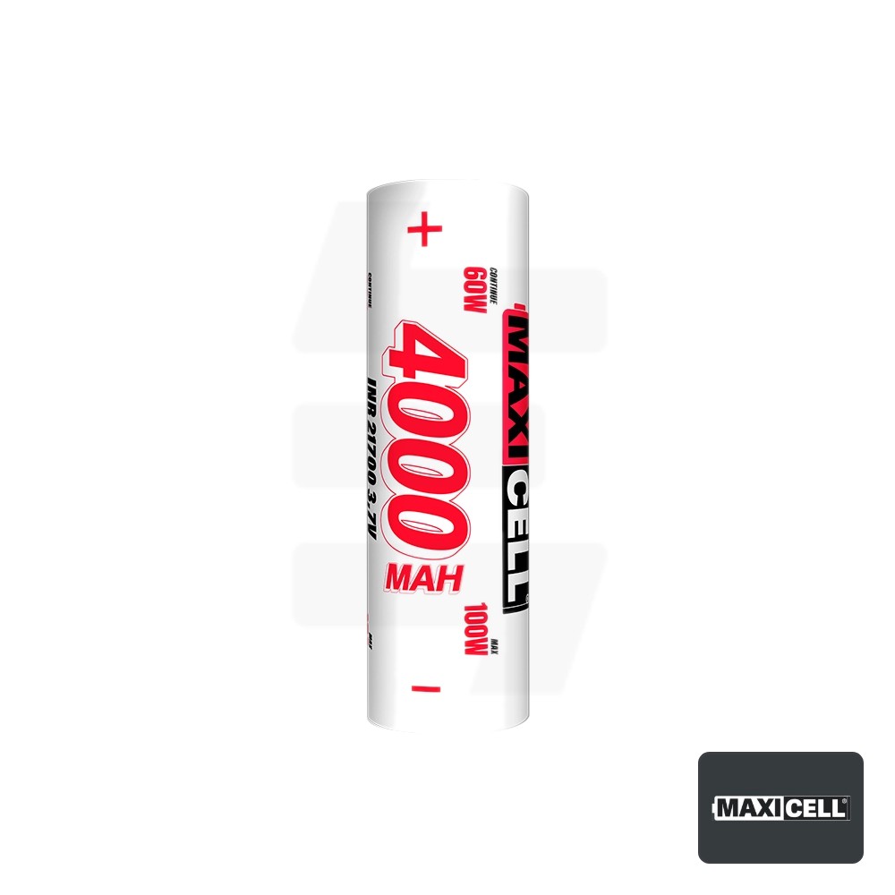 Batería Maxicell Inr 21700 4000Ma. | Tapervaper Batería Maxicell INR 21700 4000mA.
