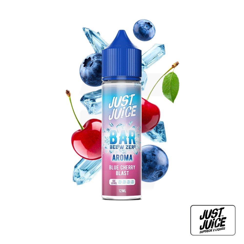 Aroma Below Zero Blue Cherry Blast 12Ml (Longfill) - Just Juice | Tapervaper Aroma Below Zero Blue Cherry Blast 12ml (Longfill) – Just Juice