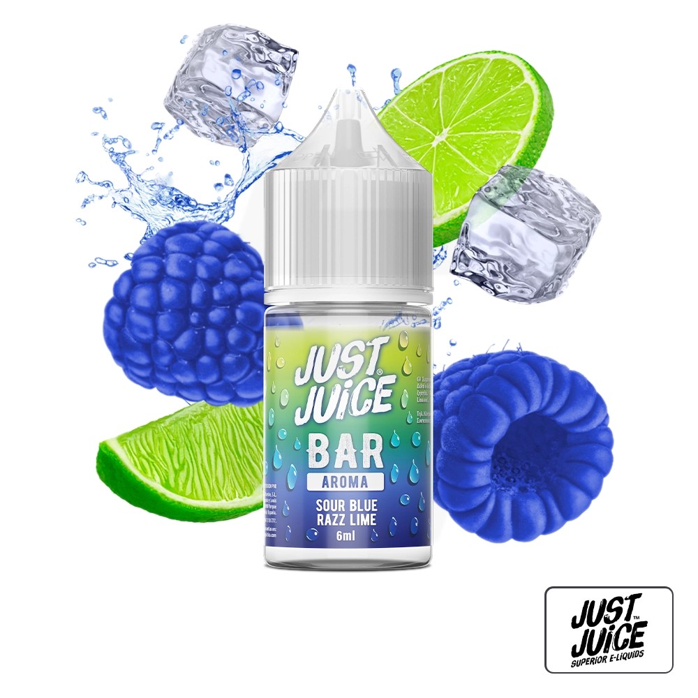 Aroma Bar Sour Blue Razz Lime 6Ml (Longfill) - Just Juice | Tapervaper Aroma Bar Sour Blue Razz Lime 6ml (Longfill) – Just Juice