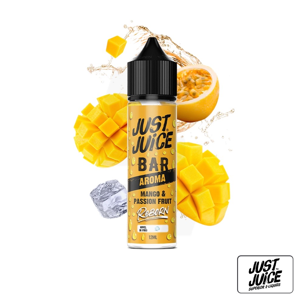 Aroma Reborn Mango Passion Fruit 12Ml (Longfill) - Just Juice | Tapervaper Aroma Reborn Mango Passion Fruit 12ml (Longfill) – Just Juice