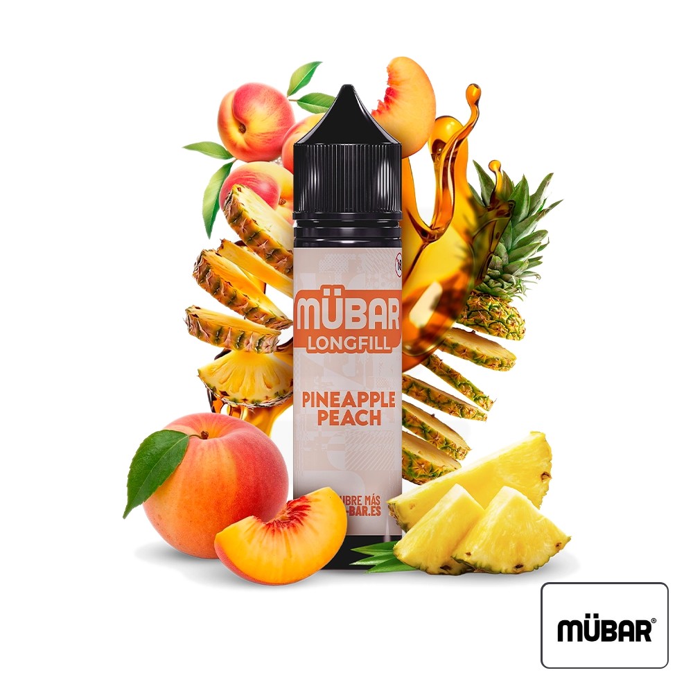 Aroma Pineapple Peach 9Ml (Longfill) - Mübar | Tapervaper Aroma Pineapple Peach 9ml (Longfill) – Mübar
