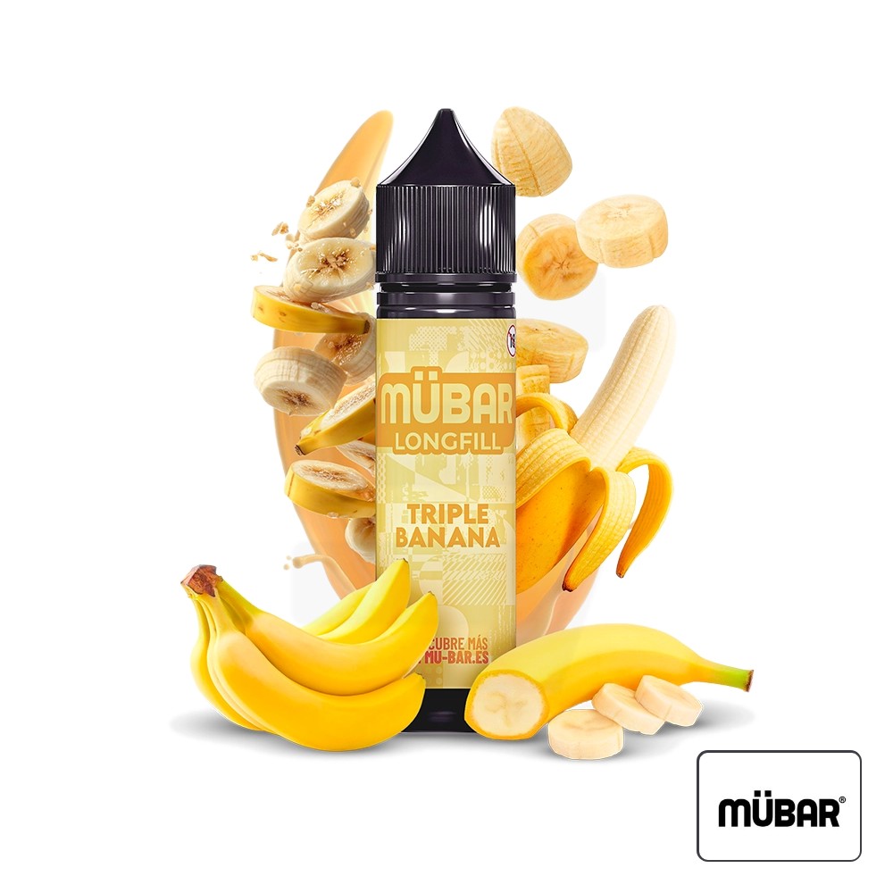 Aroma Triple Banana 9Ml (Longfill) - Mübar | Tapervaper Aroma Triple Banana 9ml (Longfill) – Mübar