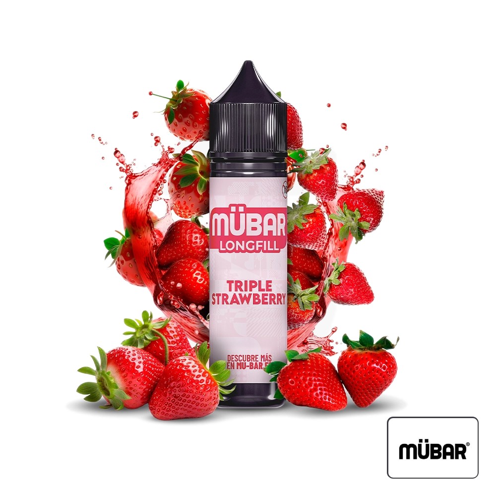 Aroma Triple Strawberry 9Ml (Longfill) - Mübar | Tapervaper Aroma Triple Strawberry 9ml (Longfill) – Mübar