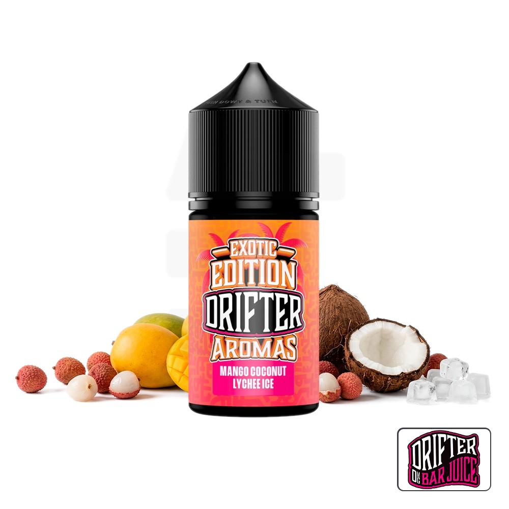 Aroma Exotic Mango Coconut Lychee Ice 6Ml (Longfill) - Drifter | Tapervaper Aroma Exotic Mango Coconut Lychee Ice 6ml (Longfill) – Drifter