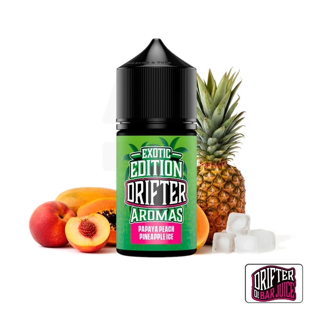 Aroma Exotic Papaya Peach Pineapple Ice 6Ml (Longfill) - Drifter | Tapervaper Aroma Exotic Papaya Peach Pineapple Ice 6ml (Longfill) – Drifter