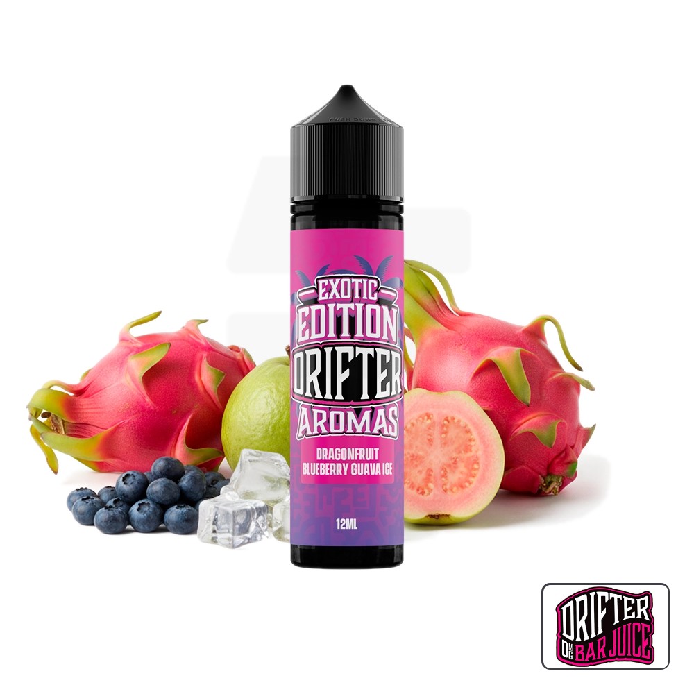 Aroma Exotic Dragonfruit Blueberry Guava Ice 12Ml (Longfill) - Drifter | Tapervaper Aroma Exotic Dragonfruit Blueberry Guava Ice 12ml (Longfill) – Drifter