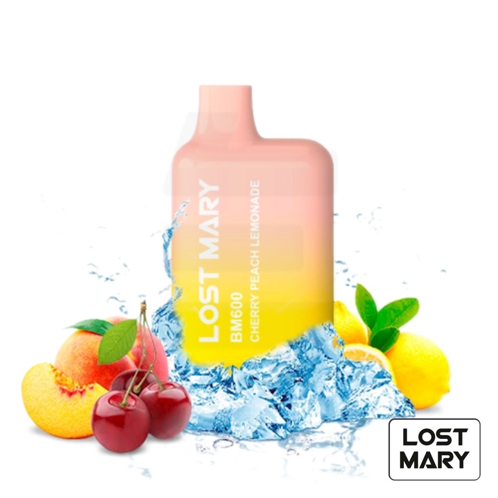 Vaper Desechable Bm600 Cherry Peach Lemonade 20Mg Lost Mary | Tapervaper Vaper Desechable BM600 Cherry Peach Lemonade 20mg Lost Mary