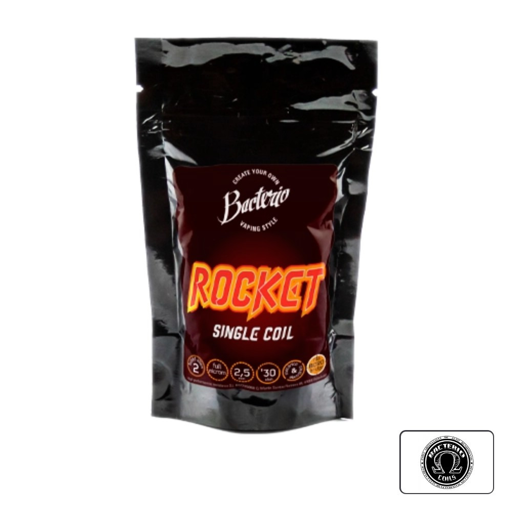 Bacterio Coils Rocket 0.30 Ohm (2 Uds) | Tapervaper Bacterio Coils Rocket 0.30 Ohm (2 Uds)