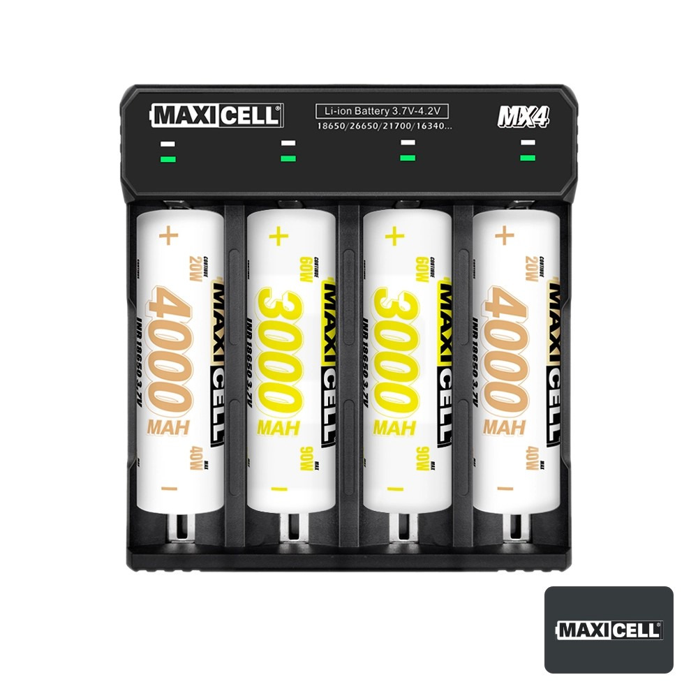 Cargador Maxicell Mx4 | Tapervaper Cargador Maxicell MX4