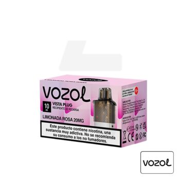 Cartucho Precargado Vista Plug 2+10 Limonada Rosa 20Mg Vozol | Tapervaper Cartucho Precargado Vista Plug 2+10 Limonada Rosa 20mg Vozol - Imagen 3