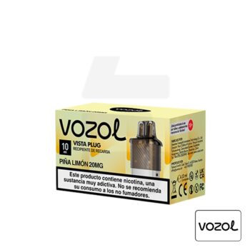 Cartucho Precargado Vista Plug 2+10 Piña Limón 20Mg Vozol | Tapervaper Cartucho Precargado Vista Plug 2+10 Piña Limón 20mg Vozol - Imagen 3