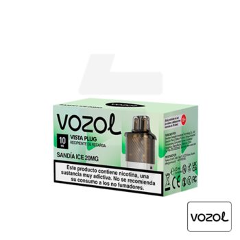 Cartucho Precargado Vista Plug 2+10 Sandía Ice 20Mg Vozol | Tapervaper Cartucho Precargado Vista Plug 2+10 Sandía Ice 20mg Vozol - Imagen 3