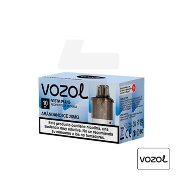 Cartucho Precargado Vista Plug 2+10 Arándano Ice 20Mg Vozol | Tapervaper Cartucho Precargado Vista Plug 2+10 Arándano Ice 20mg Vozol - Imagen 3