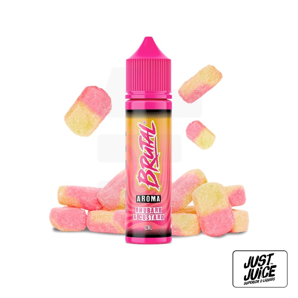 Aroma Rhubarb &Amp; Custard 12Ml (Longfill) - Brutal By Just Juice | Tapervaper Aroma Rhubarb & Custard 12ml (Longfill) – Brutal By Just Juice