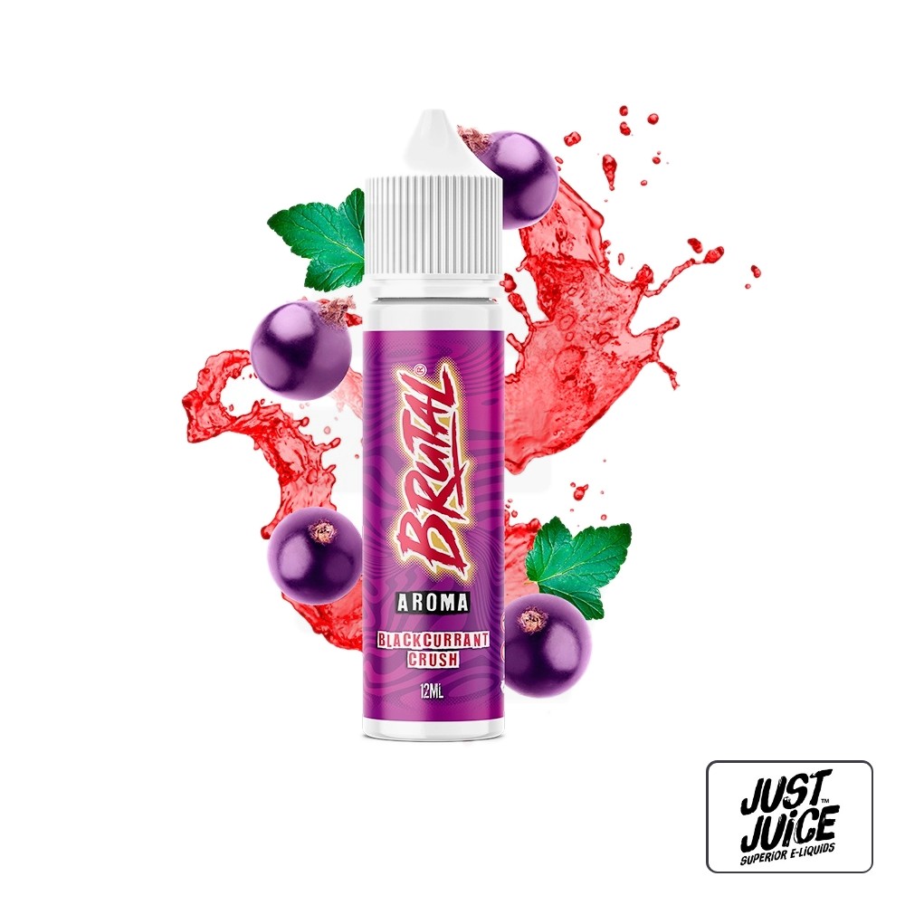 Aroma Blackcurrant Crush 12Ml (Longfill) - Brutal Drinks By Just Juice | Tapervaper Aroma Blackcurrant Crush 12ml (Longfill) – Brutal Drinks By Just Juice