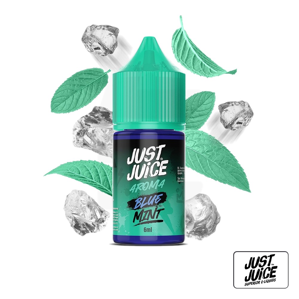 Aroma Mint Range Blue 6Ml (Longfill) - Just Juice | Tapervaper Aroma Mint Range Blue 6ml (Longfill) – Just Juice