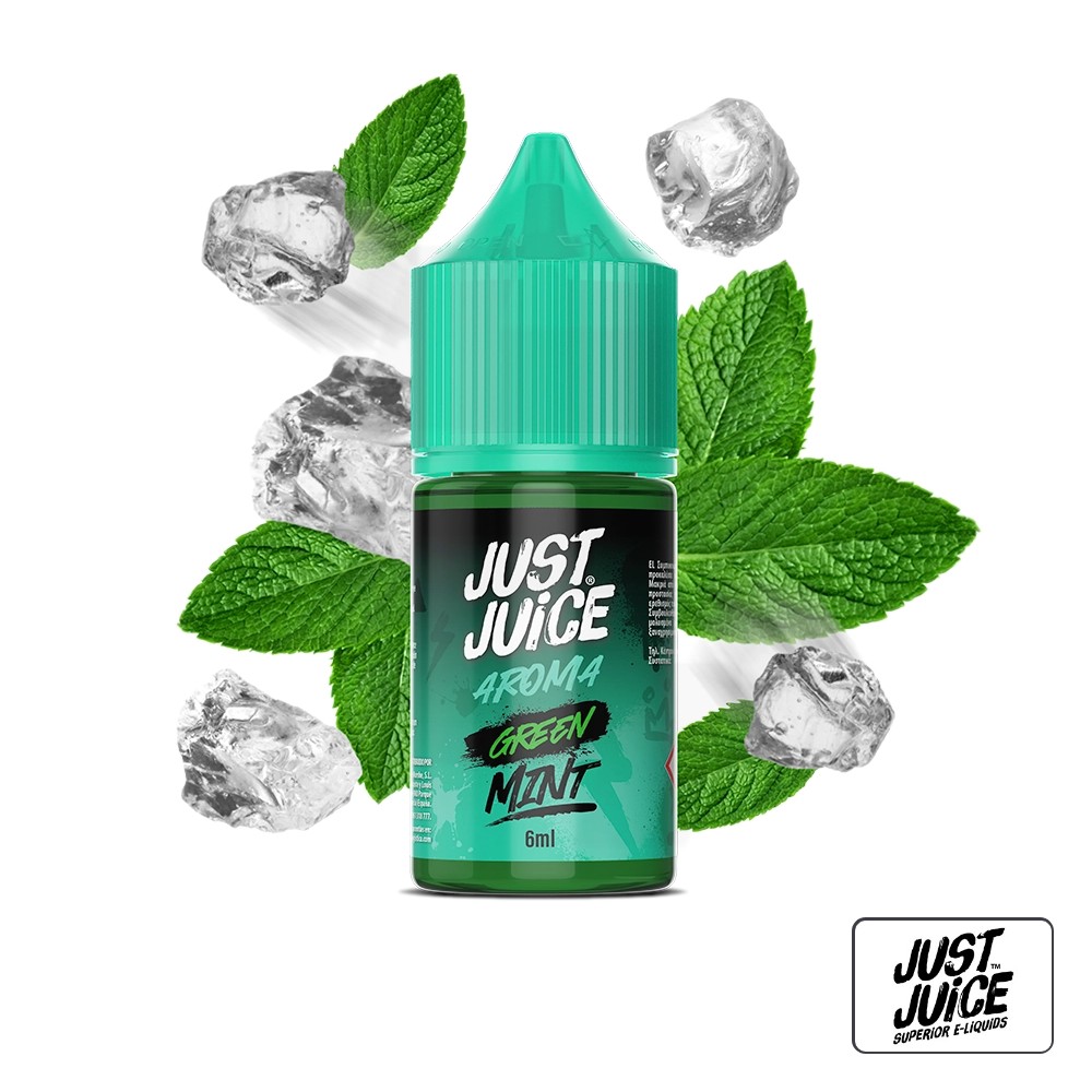 Aroma Mint Range Green 6Ml (Longfill) - Just Juice | Tapervaper Aroma Mint Range Green 6ml (Longfill) – Just Juice
