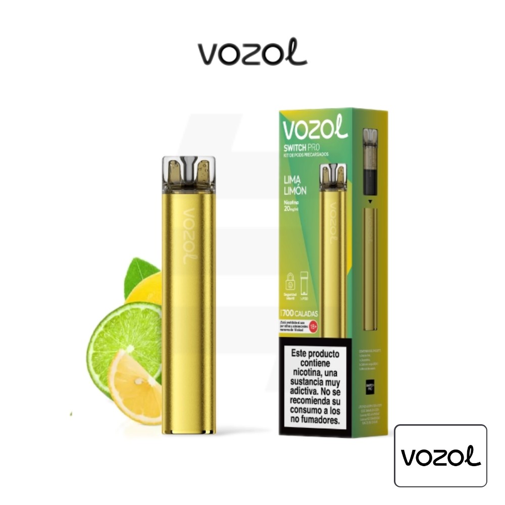 Pod Kit Switch Pro Lima Limón Vozol | Tapervaper Pod Kit Switch Pro Lima Limón Vozol