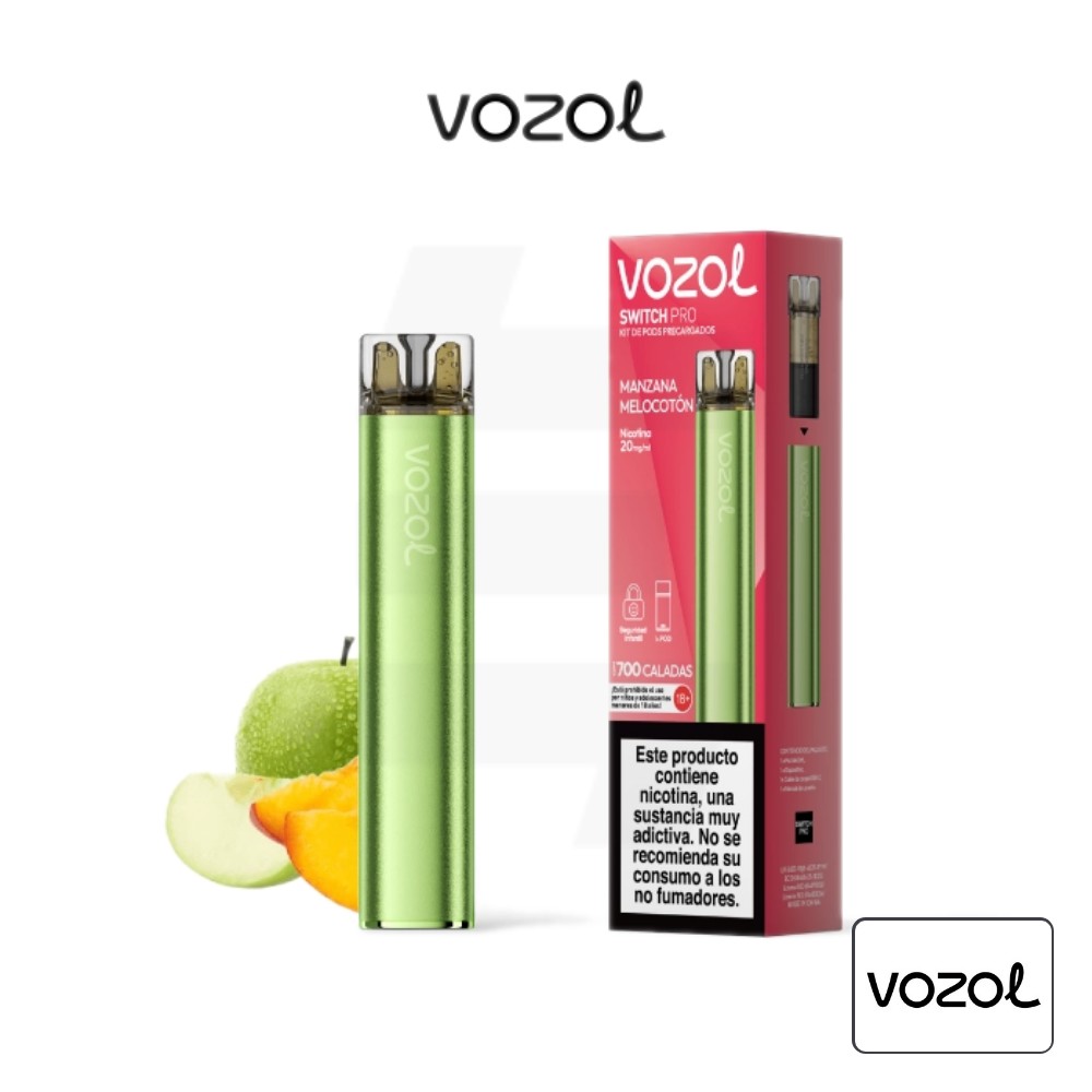 Pod Kit Switch Pro Manzana Melocotón Vozol | Tapervaper Pod Kit Switch Pro Manzana Melocotón Vozol