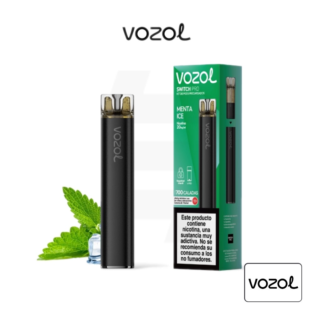Pod Kit Switch Pro Menta Ice Vozol | Tapervaper Pod Kit Switch Pro Menta Ice Vozol
