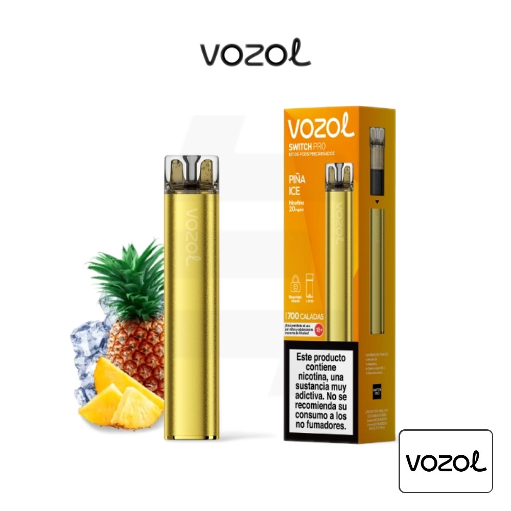 Pod Kit Switch Pro Piña Ice Vozol | Tapervaper Pod Kit Switch Pro Piña Ice Vozol