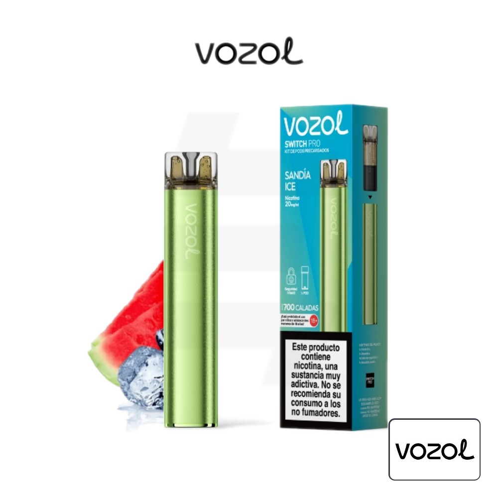 Pod Kit Switch Pro Sandía Ice Vozol | Tapervaper Pod Kit Switch Pro Sandía Ice Vozol