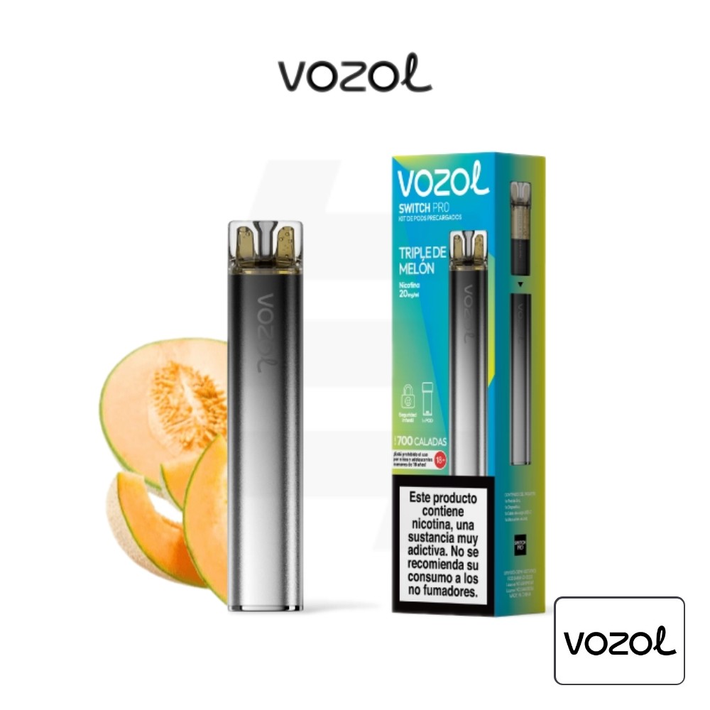 Pod Kit Switch Pro Triple De Melón Vozol | Tapervaper Pod Kit Switch Pro Triple de Melón Vozol