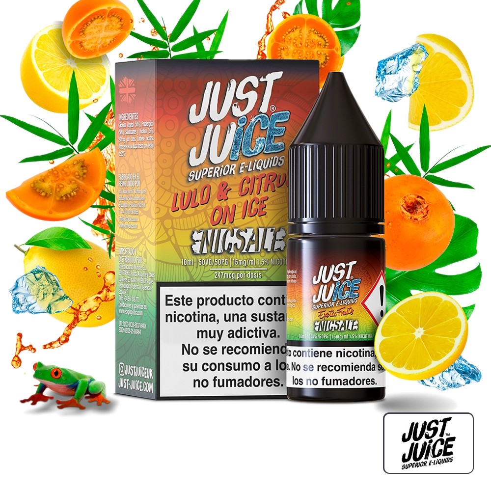 Sales Exotic Fruits Lulo &Amp; Citrus On Ice 10Ml - Just Juice | Tapervaper Sales Exotic Fruits Lulo & Citrus On Ice 10ml – Just Juice