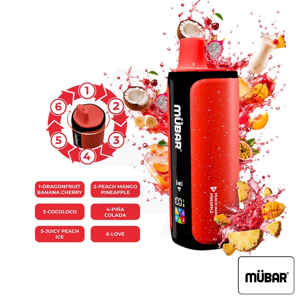 Vaper Desechable 6En1 240K Tropical Vibes 0Mg Mübar | Tapervaper Vaper Desechable 6en1 240K Tropical Vibes 0mg Mübar