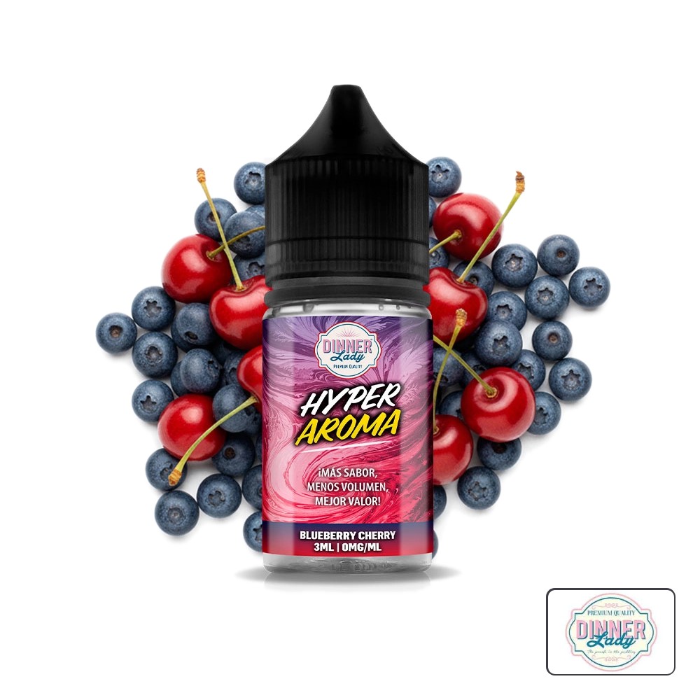 Aroma Hyper Blueberry Cherry 3Ml (Longfill) - Dinner Lady | Tapervaper Aroma Hyper Blueberry Cherry 3ml (Longfill) – Dinner Lady