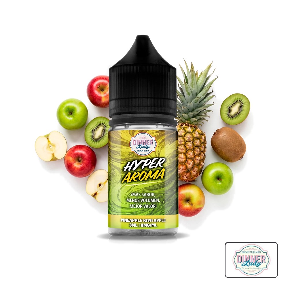 Aroma Hyper Pineapple Kiwi Apple 3Ml (Longfill) - Dinner Lady | Tapervaper Aroma Hyper Pineapple Kiwi Apple 3ml (Longfill) – Dinner Lady