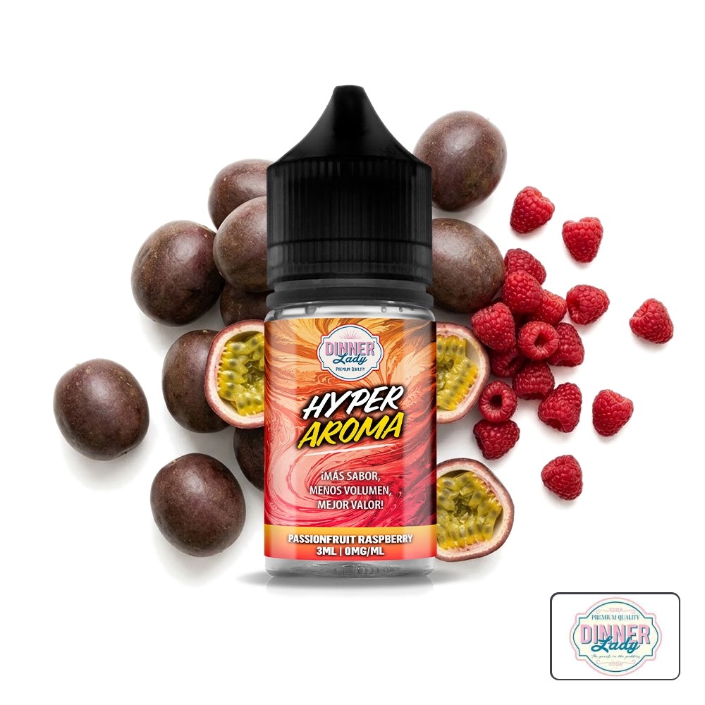 Aroma Hyper Passionfruit Raspberry 3Ml (Longfill) - Dinner Lady | Tapervaper Aroma Hyper Passionfruit Raspberry 3ml (Longfill) – Dinner Lady