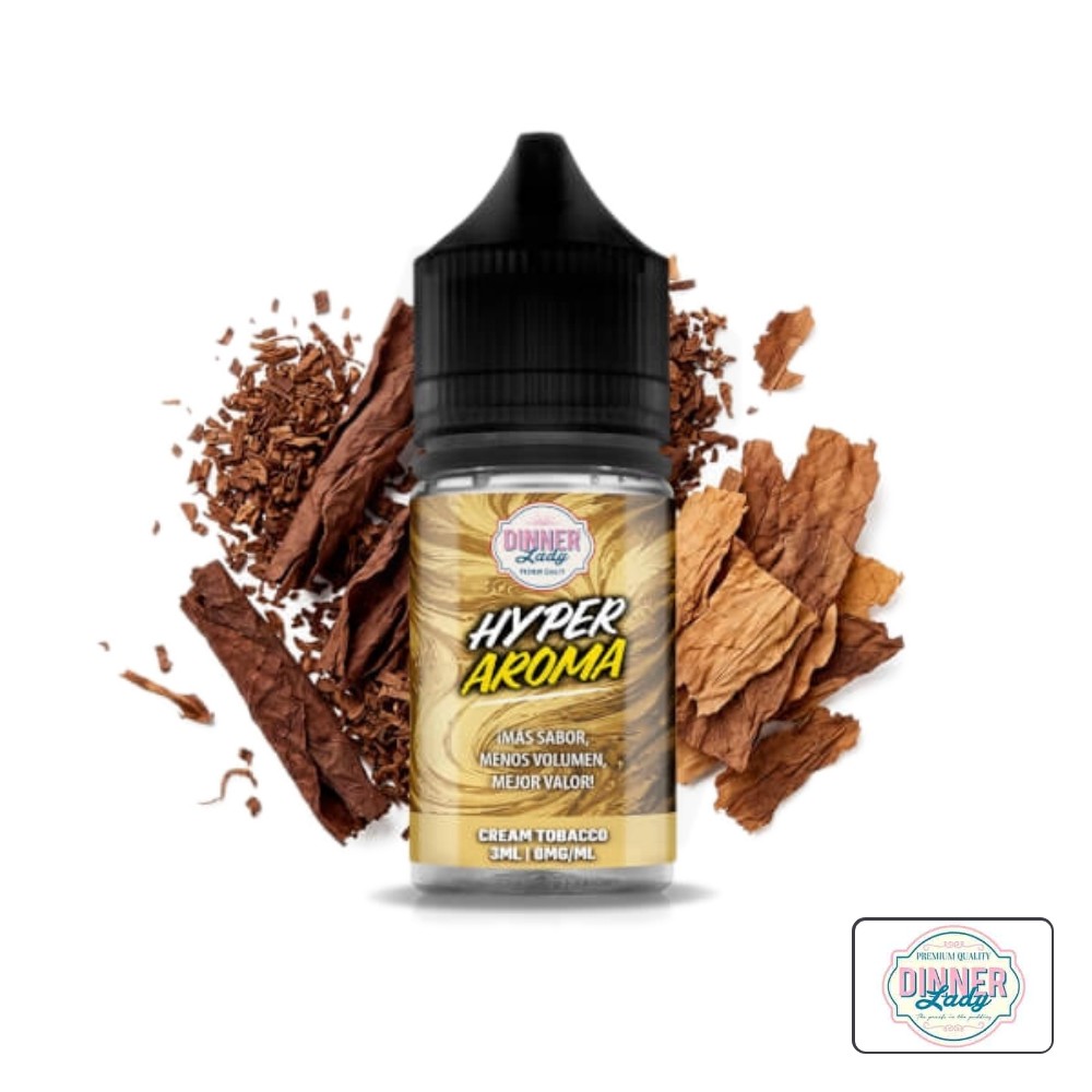 Aroma Hyper Cream Tobacco 3Ml (Longfill) - Dinner Lady | Tapervaper Aroma Hyper Cream Tobacco 3ml (Longfill) – Dinner Lady