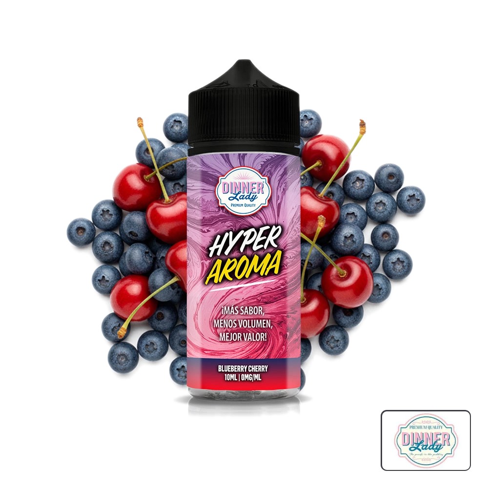 Aroma Hyper Blueberry Cherry 10Ml (Longfill) - Dinner Lady | Tapervaper Aroma Hyper Blueberry Cherry 10ml (Longfill) – Dinner Lady