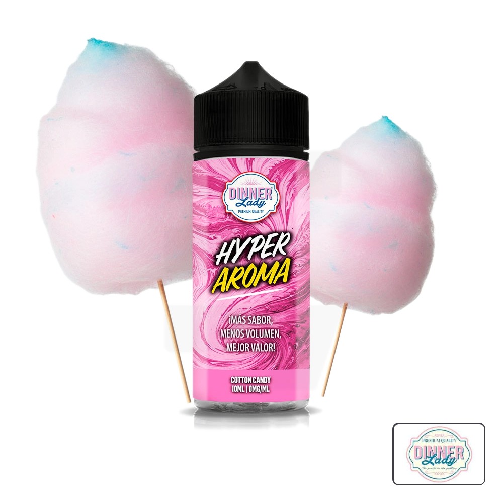 Aroma Hyper Cotton Candy 10Ml (Longfill) - Dinner Lady | Tapervaper Aroma Hyper Cotton Candy 10ml (Longfill) – Dinner Lady