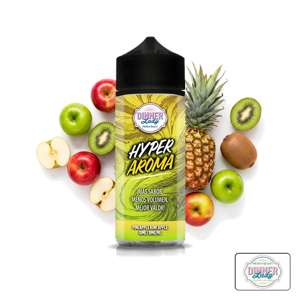 Aroma Hyper Pineapple Kiwi Apple 10Ml (Longfill) - Dinner Lady | Tapervaper Aroma Hyper Pineapple Kiwi Apple 10ml (Longfill) – Dinner Lady