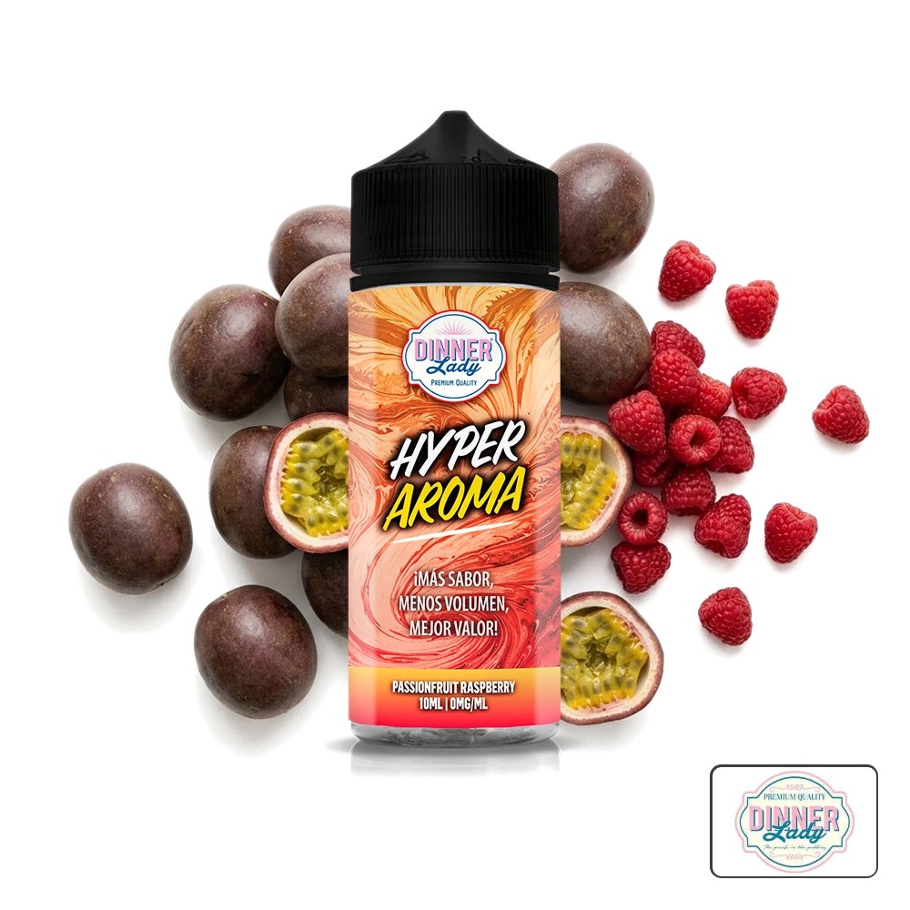 Aroma Hyper Passionfruit Raspberry 10Ml (Longfill) - Dinner Lady | Tapervaper Aroma Hyper Passionfruit Raspberry 10ml (Longfill) – Dinner Lady