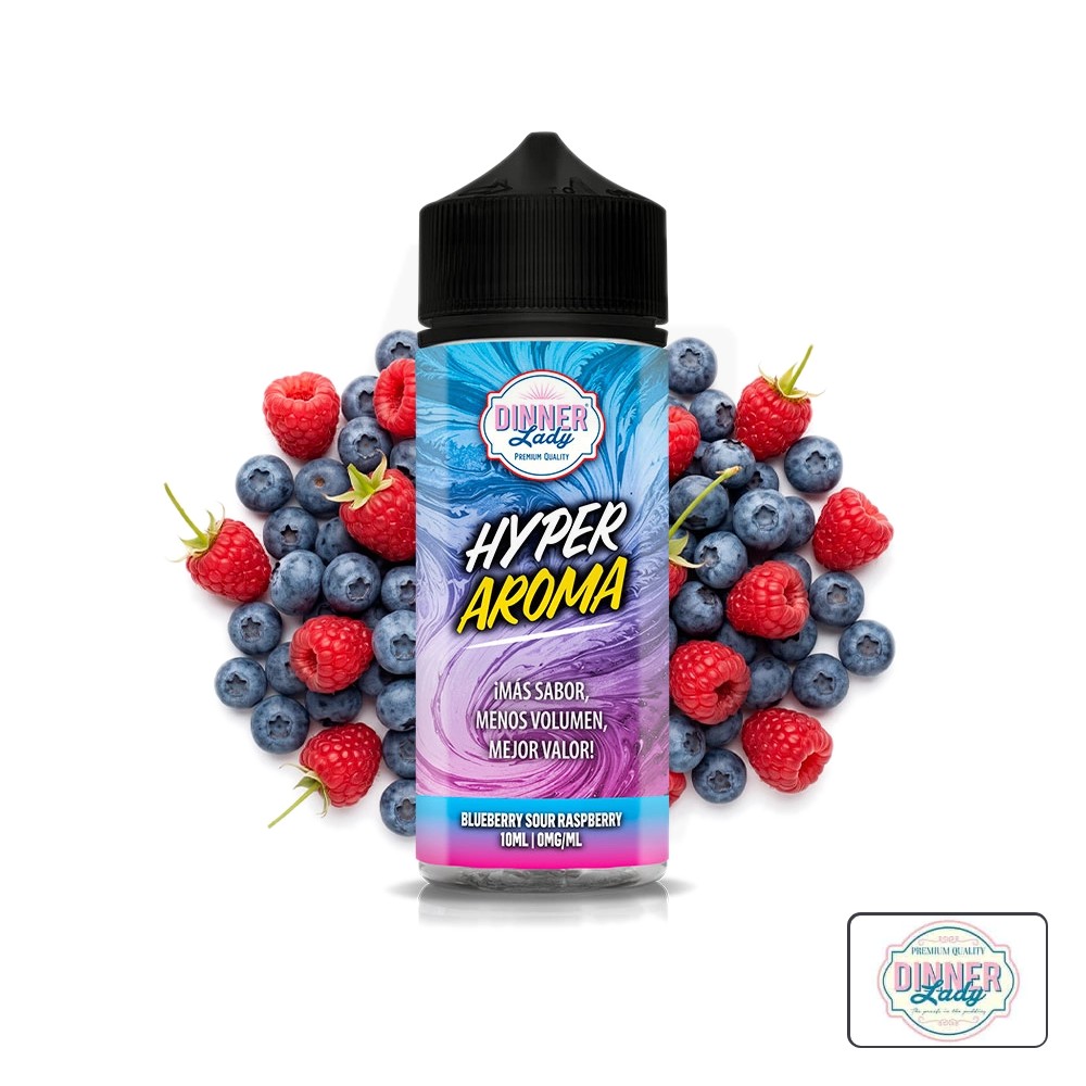Aroma Hyper Blueberry Sour Raspberry 10Ml (Longfill) - Dinner Lady | Tapervaper Aroma Hyper Blueberry Sour Raspberry 10ml (Longfill) – Dinner Lady