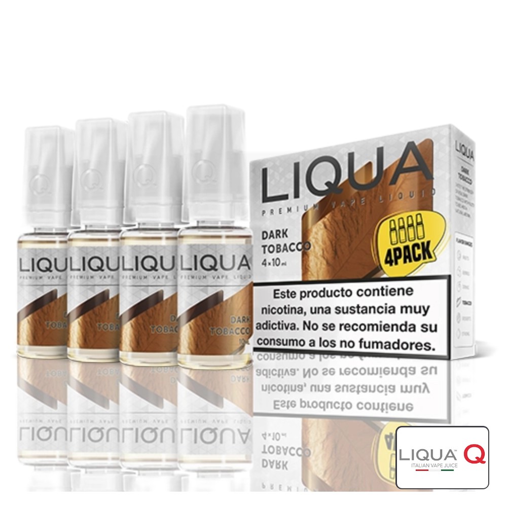 Dark Tobacco 30Ml (3+1) - Liqua | Tapervaper Dark Tobacco 30ml (3+1) – Liqua